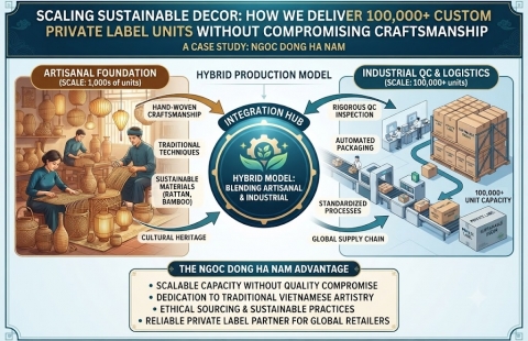 Scaling Sustainable Decor: How We Deliver 100,000+ Custom Private Label Units Without Compromising Craftsmanship